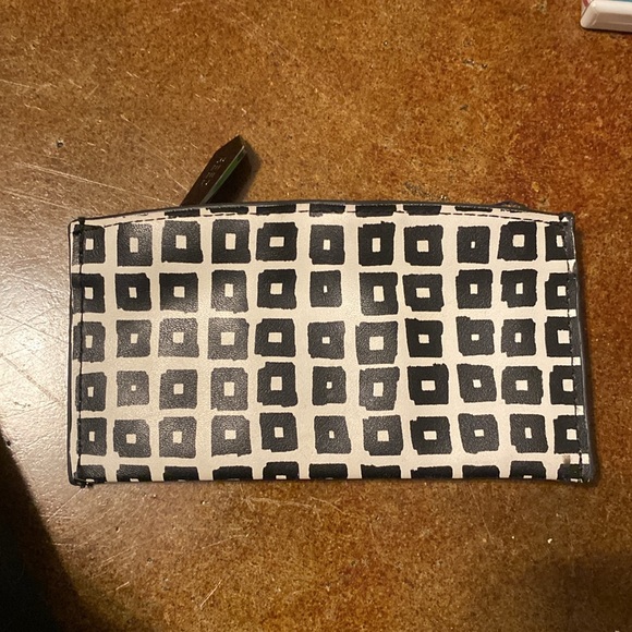 Reed black and white wallet / business card holder/ coin purse - Picture 4 of 5